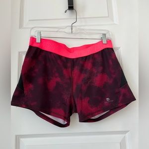 Pink Multi-Tone Exercise Shorts